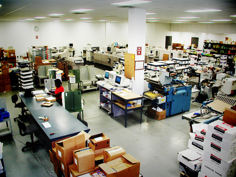 print production, Corporate Document Solutions, production facility