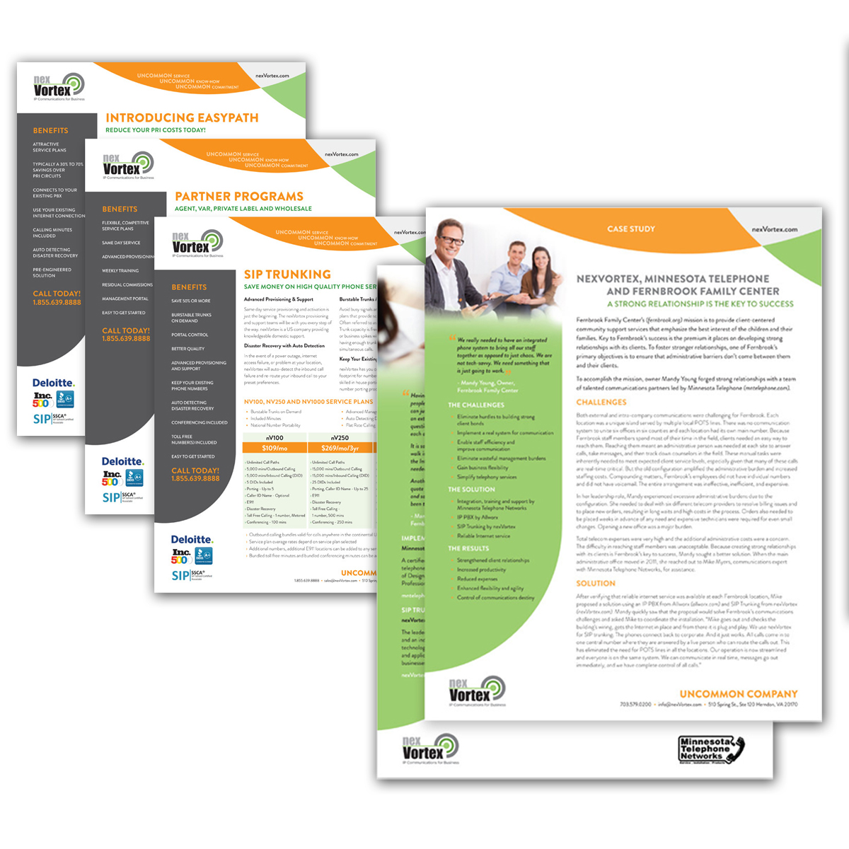 examples of printed sales sheets, sales sheets, corporate document solutions